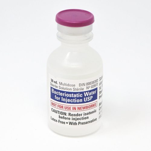 Pfizer Bacteriostatic Water for Injection, USP 30 ml canadapeptidestore.com best peptides!